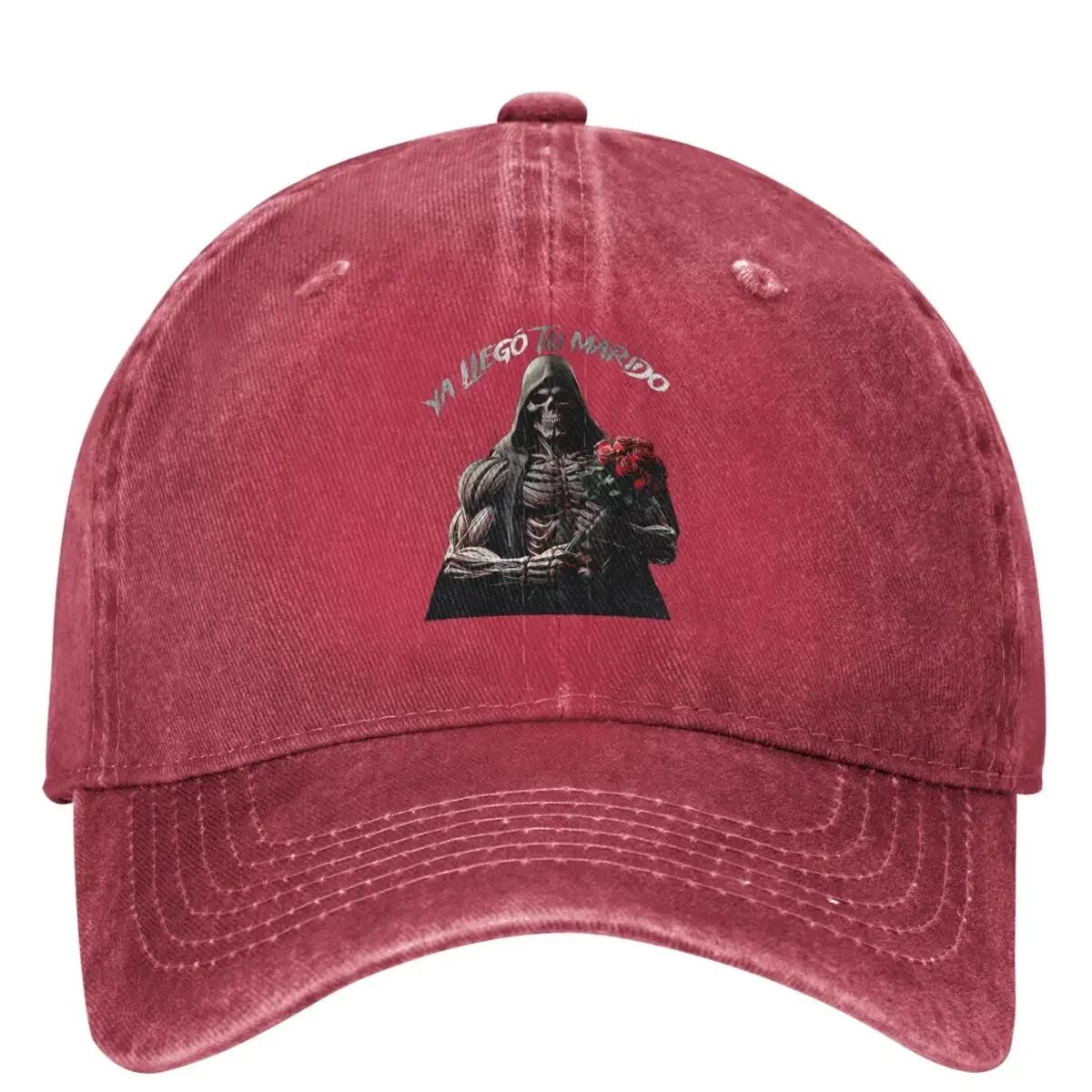 YA LLEGO TU MARIDO Calacas Chidas Washed Baseball Cap Fashion Hip Hop Hats Summer WoUnisex Outdoor Sports Designer Baseball Caps One Size
YA LLEGO TU MARIDO Calacas Chidas Washed Baseball Cap Fashion Hip Hop Hats Summer WoUnisex Outdoor Sports Designer Baseball Caps One Size