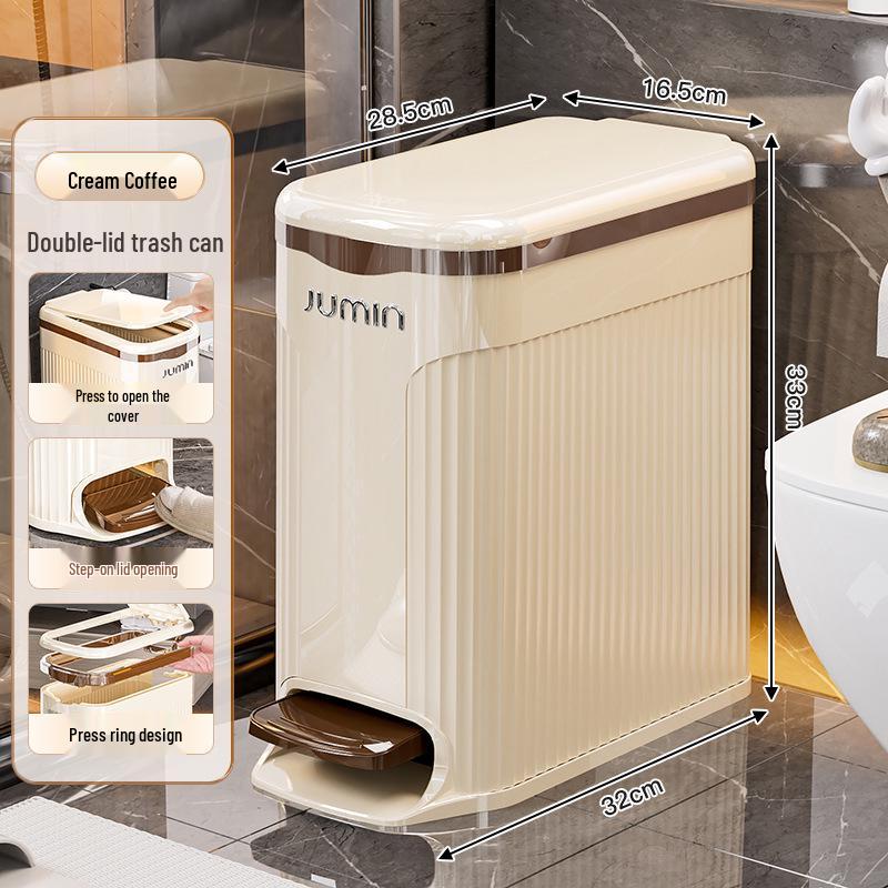 Luxury Trash Can with Lid & Foot Pedal for Home: Bathroom, Living Room, Bedroom, Kitchen Paper Basket
Luxury Trash Can with Lid & Foot Pedal for Home: Bathroom, Living Room, Bedroom, Kitchen Paper Basket