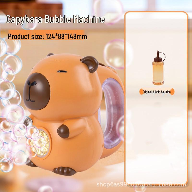 Популярная автоматическая машина для выдувания пузырей Капибара - Ручная игрушка для детей
Популярная автоматическая машина для выдувания пузырей Капибара - Ручная игрушка для детей