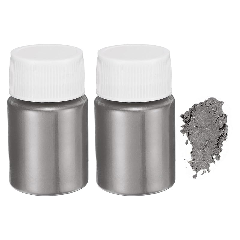 uxcell 2 pieces 30g/1oz mica powder natural resin epoxy pigment cast resin car paint DIY art gray silver
uxcell 2 pieces 30g/1oz mica powder natural resin epoxy pigment cast resin car paint DIY art gray silver