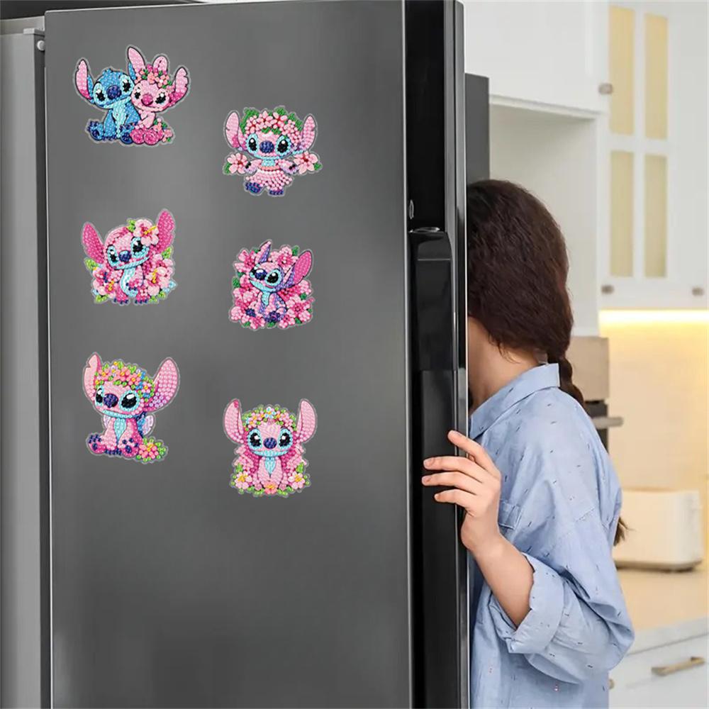 6 шт./Набор Серия Стич Ангел Магниты для холодильника с алмазной живописью Магниты на холодильник с алмазной мозаикой для взрослых Наборы магнитов на холодильник с алмазной живописью
6 шт./Набор Серия Стич Ангел Магниты для холодильника с алмазной живописью Магниты на холодильник с алмазной мозаикой для взрослых Наборы магнитов на холодильник с алмазной живописью