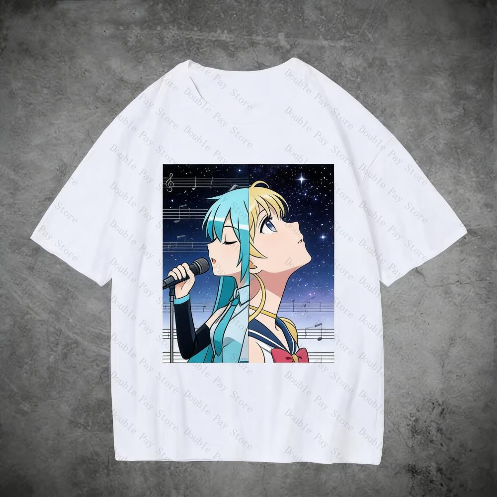 Sailor Moon vs Miku T Shirts for Unisexs Shirts Women Y2k tshirts Vintage TShirt Crewneck Kids Short Sleeve Clothing Summer 4XL
Sailor Moon vs Miku T Shirts for Unisexs Shirts Women Y2k tshirts Vintage TShirt Crewneck Kids Short Sleeve Clothing Summer 4XL