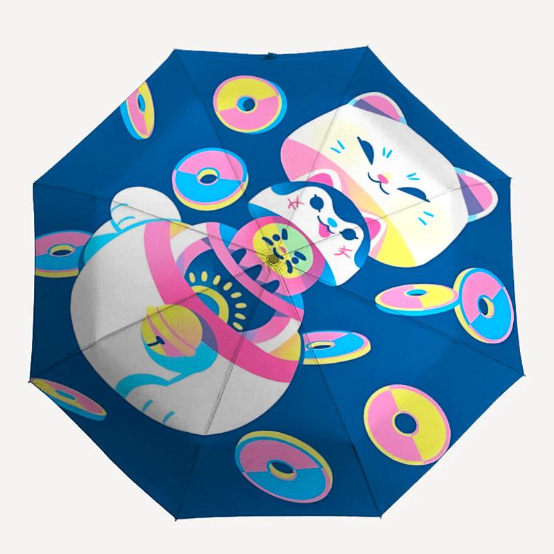 1pc Cat Donut Fashionable Auto Opening/Closing Folding Umbrella with 8 Bones, Windproof Portable, Daily Use311
1pc Cat Donut Fashionable Auto Opening/Closing Folding Umbrella with 8 Bones, Windproof Portable, Daily Use311