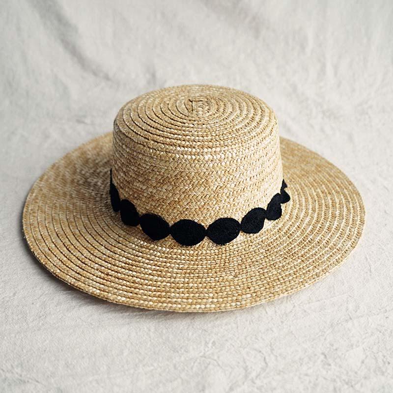 Sun Hat for Women Wide Brim Straw Boater Hat Elegant Black White Lace Flat Beach Hat Ladies Summer Cap for Vacation Church Derby
Sun Hat for Women Wide Brim Straw Boater Hat Elegant Black White Lace Flat Beach Hat Ladies Summer Cap for Vacation Church Derby