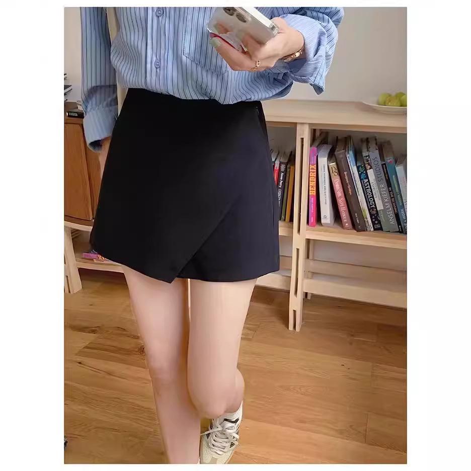 Retro High-Waist Anti-Exposure Bodycon Skirt & Wide-Leg Shorts - Women s Korean Summer Fashion S серый
Retro High-Waist Anti-Exposure Bodycon Skirt & Wide-Leg Shorts - Women s Korean Summer Fashion S серый