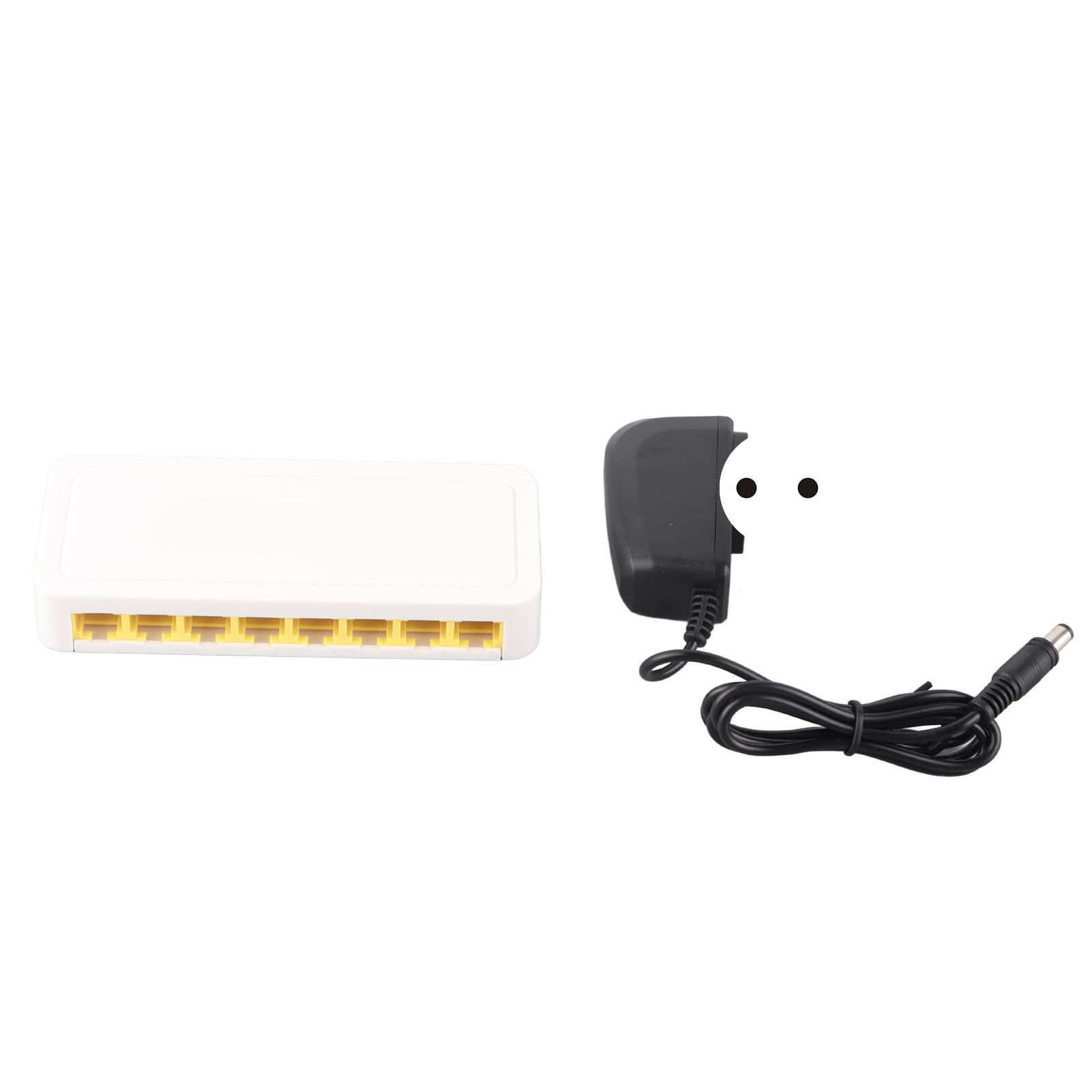 8-портовый коммутатор Ethernet, профессиональный бесшумный режим работы, Plug and Play, LAN RJ45-сплиттер для дома
8-портовый коммутатор Ethernet, профессиональный бесшумный режим работы, Plug and Play, LAN RJ45-сплиттер для дома