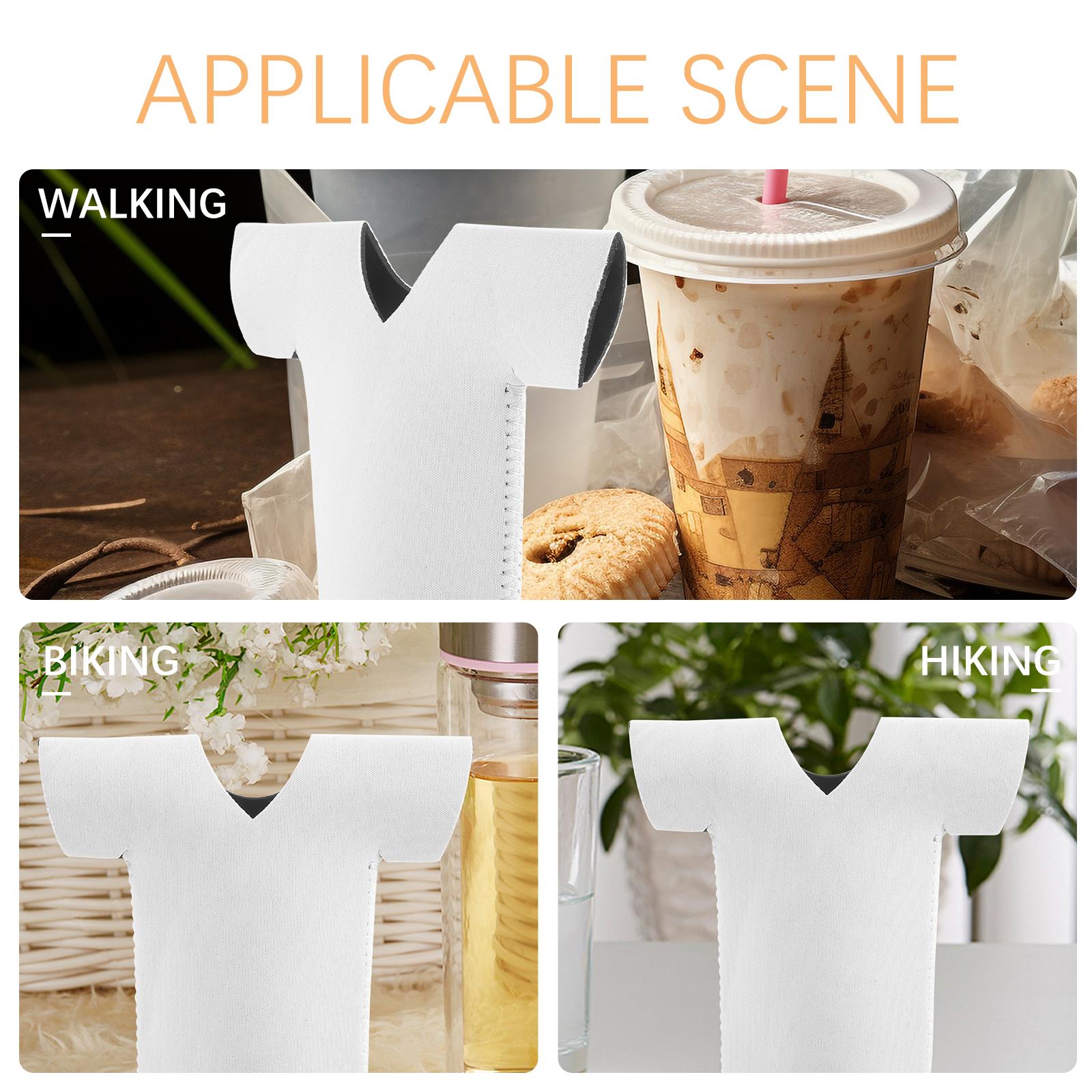 4pcs T-Shirt Shaped Sleeve Sports Blank Bottle Sleeves Insulated Bottle Protector Non-Slip Cloth Sleeve Easy Clean Keep Hands other
4pcs T-Shirt Shaped Sleeve Sports Blank Bottle Sleeves Insulated Bottle Protector Non-Slip Cloth Sleeve Easy Clean Keep Hands other