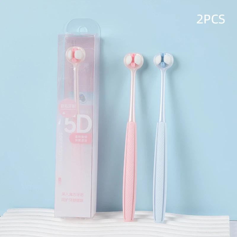 1/2pcs Toothbrush Three-sided Soft Bristle Teeth Whitening Brushes Comprehensive Cleaning Family Toothbrushes Dental Oral Care різнокольоровий
1/2pcs Toothbrush Three-sided Soft Bristle Teeth Whitening Brushes Comprehensive Cleaning Family Toothbrushes Dental Oral Care різнокольоровий