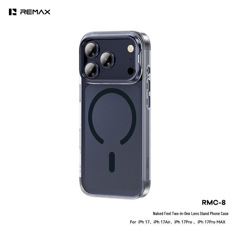 Remax Transparent Magnetic Stand Case for iPhone 17
Remax Transparent Magnetic Stand Case for iPhone 17