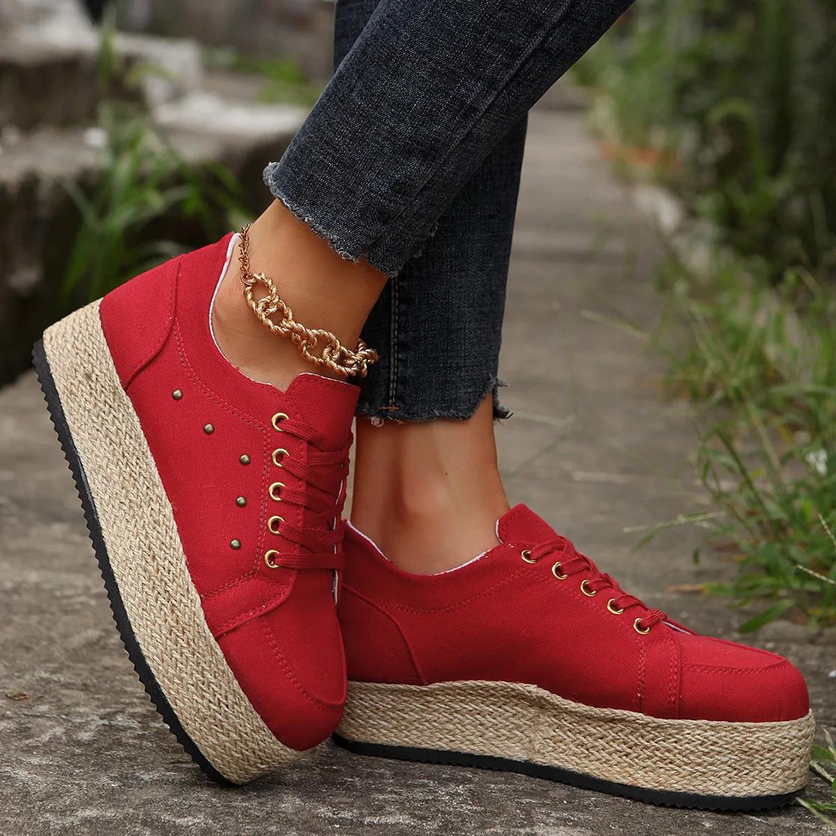 Жіноче модне парусинове повсякденне взуття, жіноче, весна, осінь, нове взуття з круглим носком і шнурівкою, дихаючі кросівки з леопардовим принтом, великий розмір 43 36 червоний
Жіноче модне парусинове повсякденне взуття, жіноче, весна, осінь, нове взуття з круглим носком і шнурівкою, дихаючі кросівки з леопардовим принтом, великий розмір 43 36 червоний