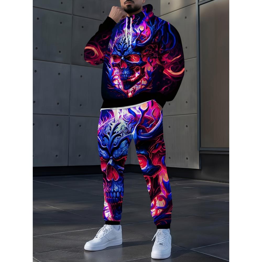 Spring Autumn Flame Skull 3D Printed Hoodie Suit Men Sweatshirts Sweatpants Casual Fashion Two Piece Tracksuit Set Men s Clothing 6XL
Spring Autumn Flame Skull 3D Printed Hoodie Suit Men Sweatshirts Sweatpants Casual Fashion Two Piece Tracksuit Set Men s Clothing 6XL