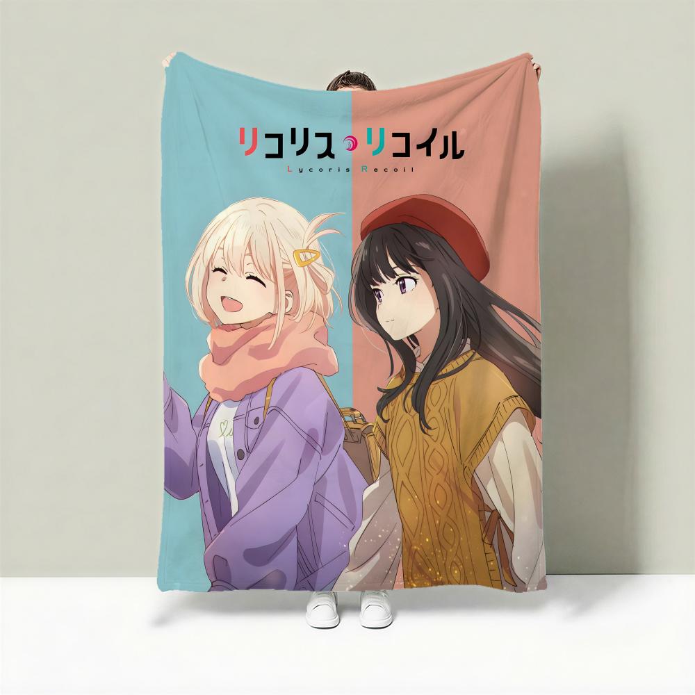 Anime L-Lycoris Recoil Throw Lightweight 240g Flannel Blanket Soft Skin-friendly for Summer Cooling 75cmx90cm
Anime L-Lycoris Recoil Throw Lightweight 240g Flannel Blanket Soft Skin-friendly for Summer Cooling 75cmx90cm