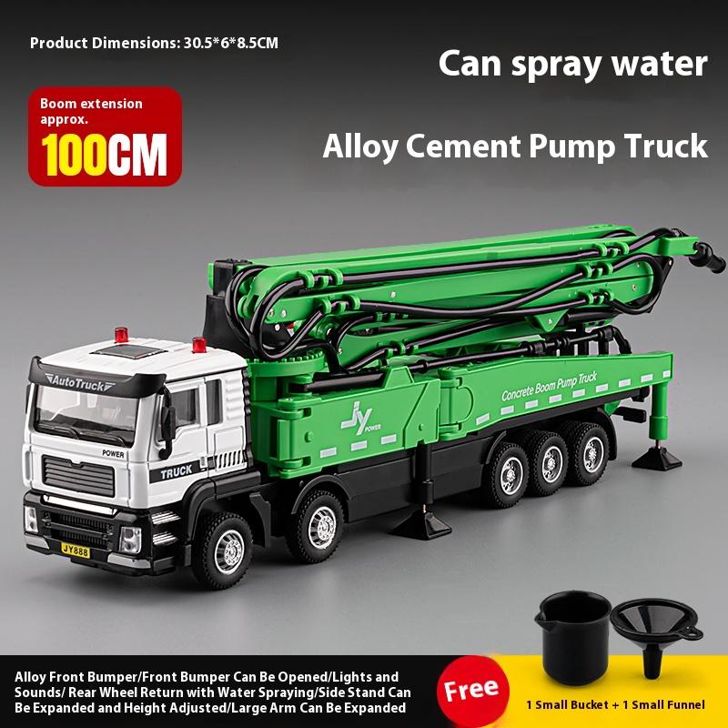 1:50 cement pump truck alloy model, unique tabletop ornaments, best collectibles for car model lovers, Halloween toy gifts
1:50 cement pump truck alloy model, unique tabletop ornaments, best collectibles for car model lovers, Halloween toy gifts