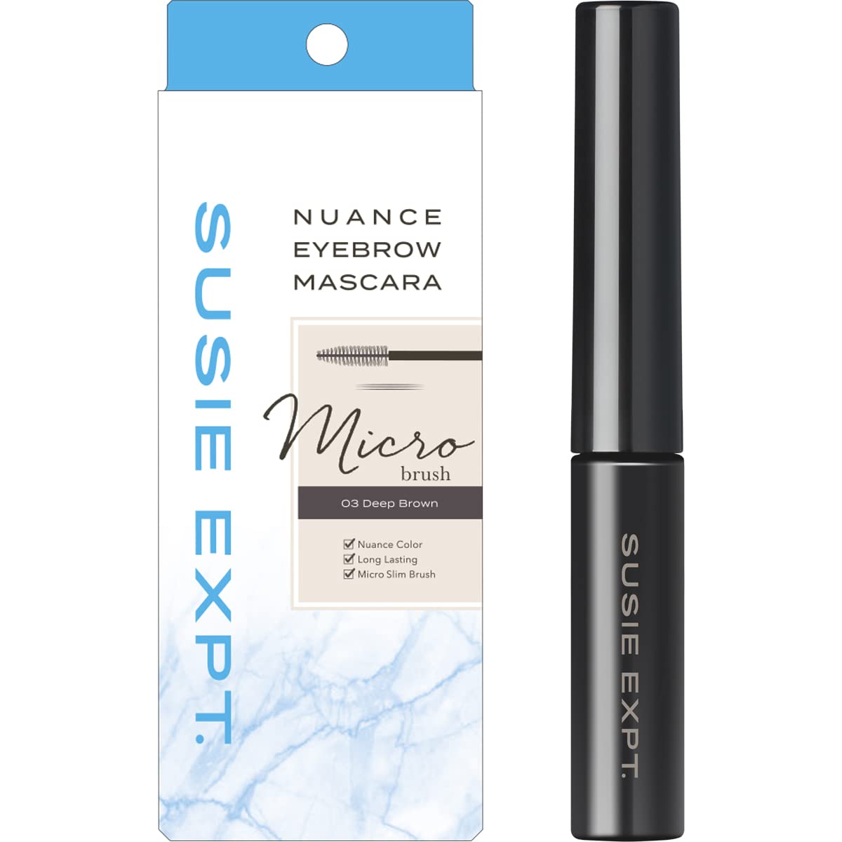 SUSIE Nuance Eyebrow Mascara 03 Deep Brown 4g Nuance Eyebrow Mascara Color Eyebrow EXPT.
SUSIE Nuance Eyebrow Mascara 03 Deep Brown 4g Nuance Eyebrow Mascara Color Eyebrow EXPT.