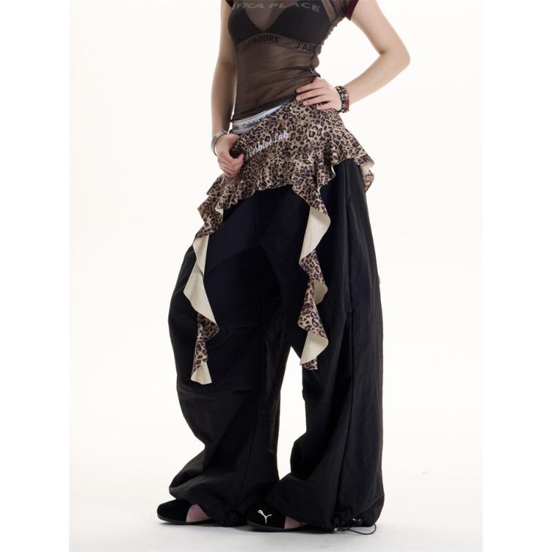 Винтажные брюки парашютисты в стиле пэчворк с леопардовым принтом, брюки для джазовых танцев, многослойные брюки «два в одном» 2XL чёрный
Винтажные брюки парашютисты в стиле пэчворк с леопардовым принтом, брюки для джазовых танцев, многослойные брюки «два в одном» 2XL чёрный