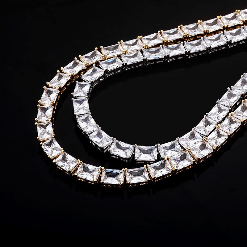 Jinao Jewelry 6mm Zircon Bread Bracelet or Necklace: Hip Hop Women s Tennis Chain 7 inches
Jinao Jewelry 6mm Zircon Bread Bracelet or Necklace: Hip Hop Women s Tennis Chain 7 inches