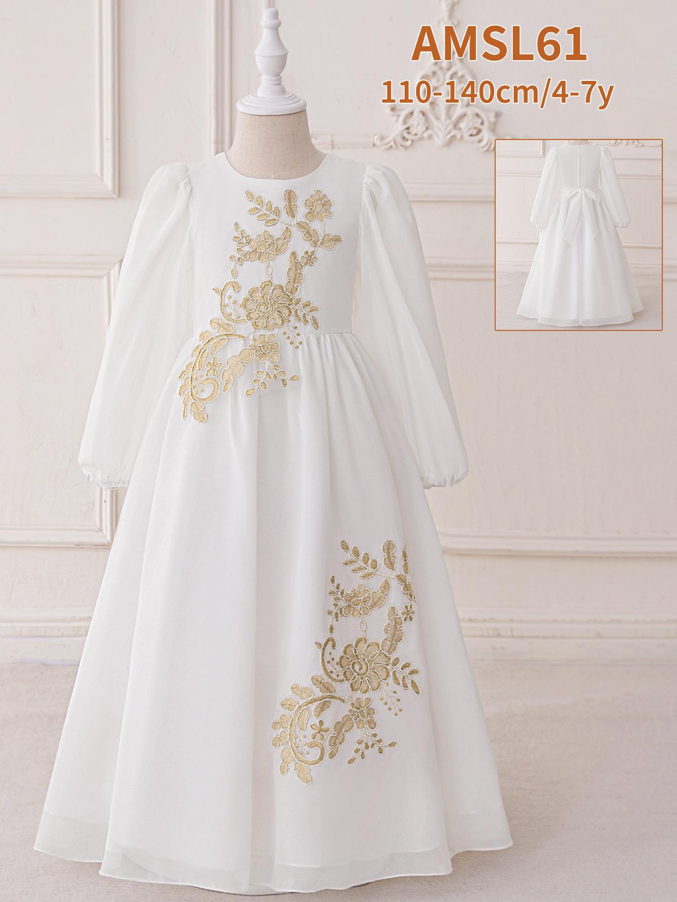 В наличии мусульманское вечернее платье в ближневосточном стиле: Белое пышное шифоновое бальное платье с длинными рукавами и вышитым принцессным дизайном 140cm/7Y
В наличии мусульманское вечернее платье в ближневосточном стиле: Белое пышное шифоновое бальное платье с длинными рукавами и вышитым принцессным дизайном 140cm/7Y