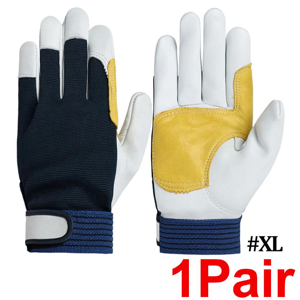 1Pair Welding Work Gloves Sheepskin Leather Working Gloves Maintenance Worker Wear-resistant Labor Protection Gloves Gardening
1Pair Welding Work Gloves Sheepskin Leather Working Gloves Maintenance Worker Wear-resistant Labor Protection Gloves Gardening