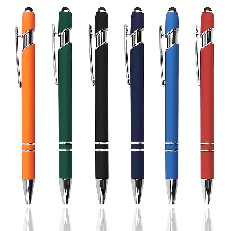LIANHATA set of 6 touch pen With ballpoint pen 2 in 1 multifunctional ballpoint pen black ink stylus pen lightweight easy to use (6 colors of touch
LIANHATA set of 6 touch pen With ballpoint pen 2 in 1 multifunctional ballpoint pen black ink stylus pen lightweight easy to use (6 colors of touch