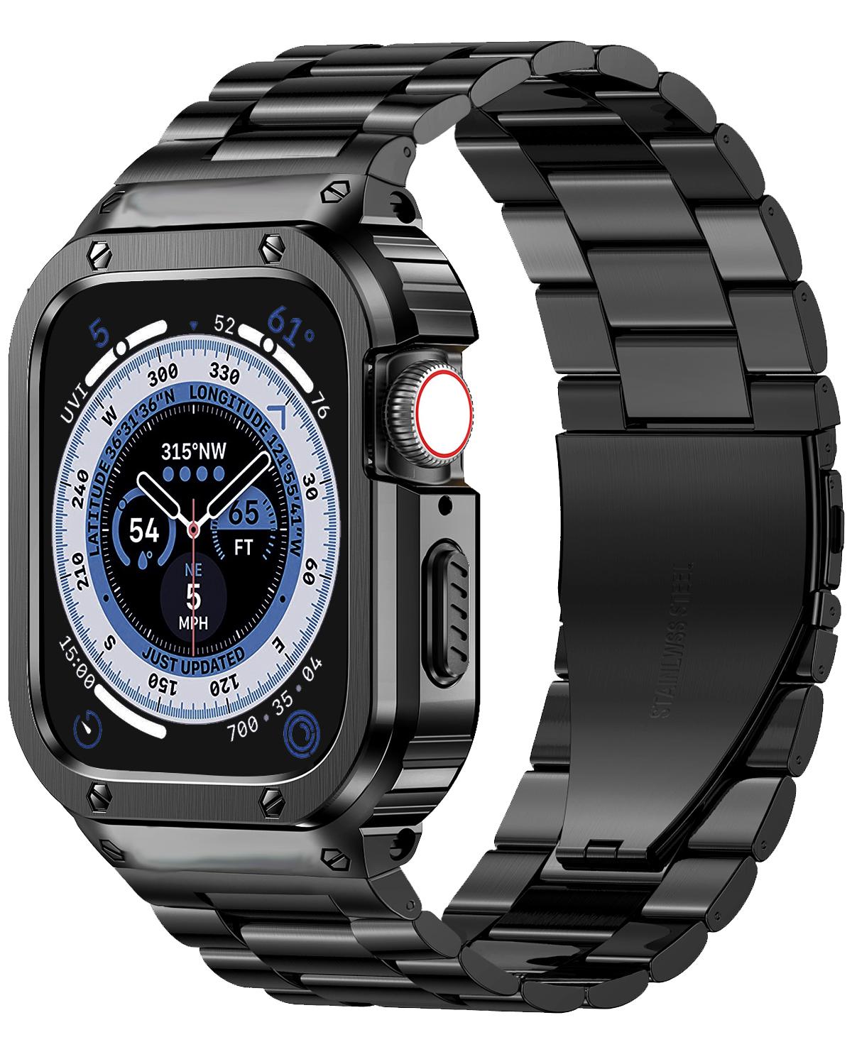 Ремінець із нержавіючої сталі + чохол для Apple Watch Ultra Band 49 мм 45 мм 44 мм Бампер рамка кришка Аксесуари iwatch series 7 4 5 SE 6 8 For 49mm
Ремінець із нержавіючої сталі + чохол для Apple Watch Ultra Band 49 мм 45 мм 44 мм Бампер рамка кришка Аксесуари iwatch series 7 4 5 SE 6 8 For 49mm
