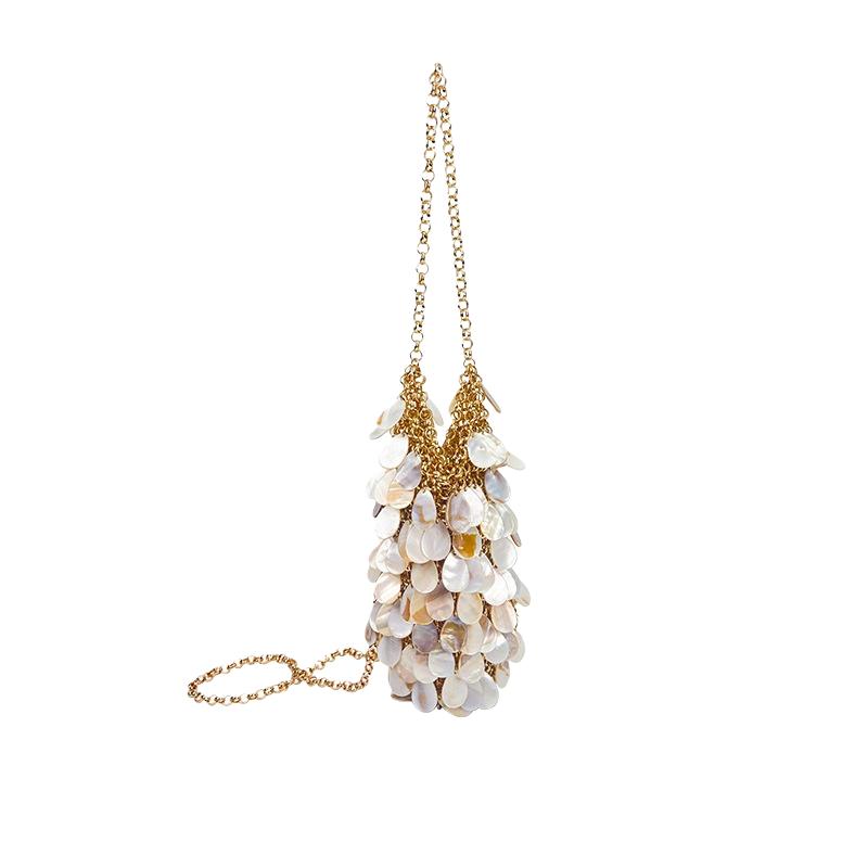 Trendy Design Metal Sequins Chain Woven Bag Hollow Out Metallic Iron Women s Braided Bag Casual Crossbody Bag Handbag золотой
Trendy Design Metal Sequins Chain Woven Bag Hollow Out Metallic Iron Women s Braided Bag Casual Crossbody Bag Handbag золотой
