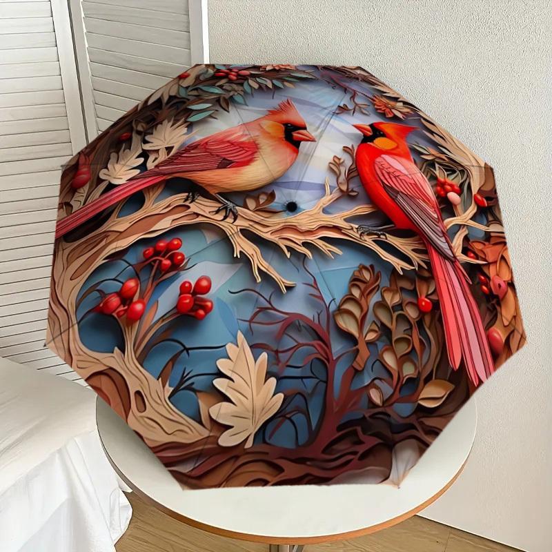 1pc Winter Cardinals in Nature Umbrella with Plastic Handle,Suitable for All Seasons Home Travel Outdoor UmbrellaDD779
1pc Winter Cardinals in Nature Umbrella with Plastic Handle,Suitable for All Seasons Home Travel Outdoor UmbrellaDD779