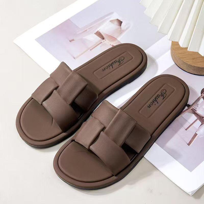 Women s Soft Leather Flat Slide Sandals Comfortable Open-Toe Casual Slippers for Daily Wear 41 коричневий
Women s Soft Leather Flat Slide Sandals Comfortable Open-Toe Casual Slippers for Daily Wear 41 коричневий