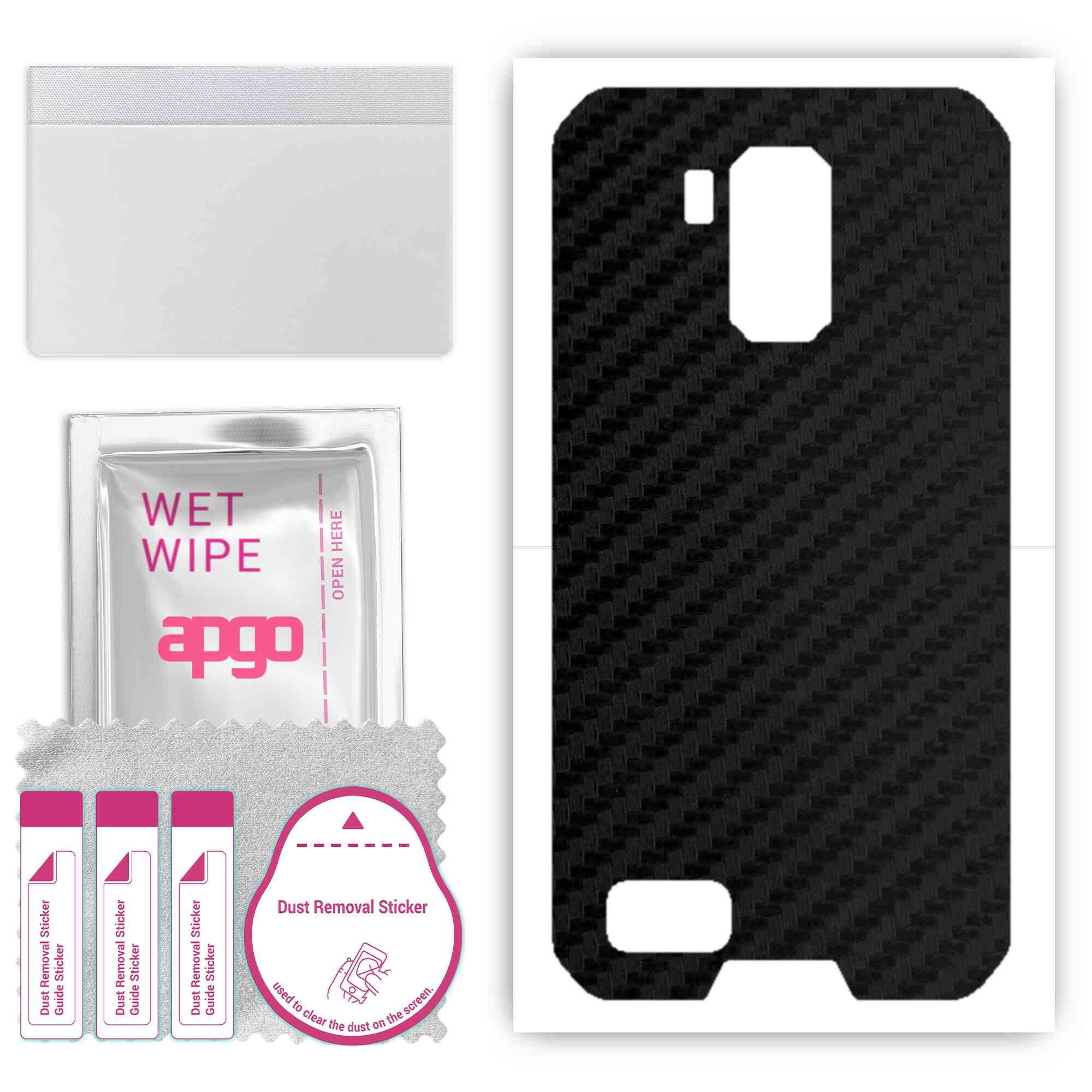 Apgo Protective Skin Sticker для задньої панелі, сумісний з Ulefone Armor X7 Pro, Wrap Film, Foil, Vinyl - Pattern Carbon Black
Apgo Protective Skin Sticker для задньої панелі, сумісний з Ulefone Armor X7 Pro, Wrap Film, Foil, Vinyl - Pattern Carbon Black