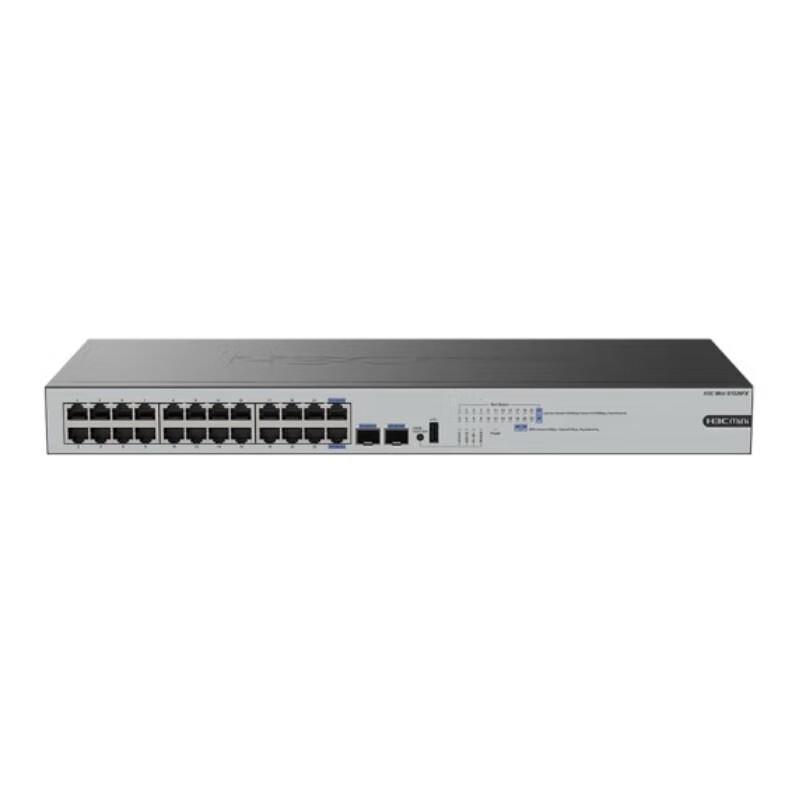 H3C Mini S1226FX 24-Port Gigabit PoE Switch
H3C Mini S1226FX 24-Port Gigabit PoE Switch