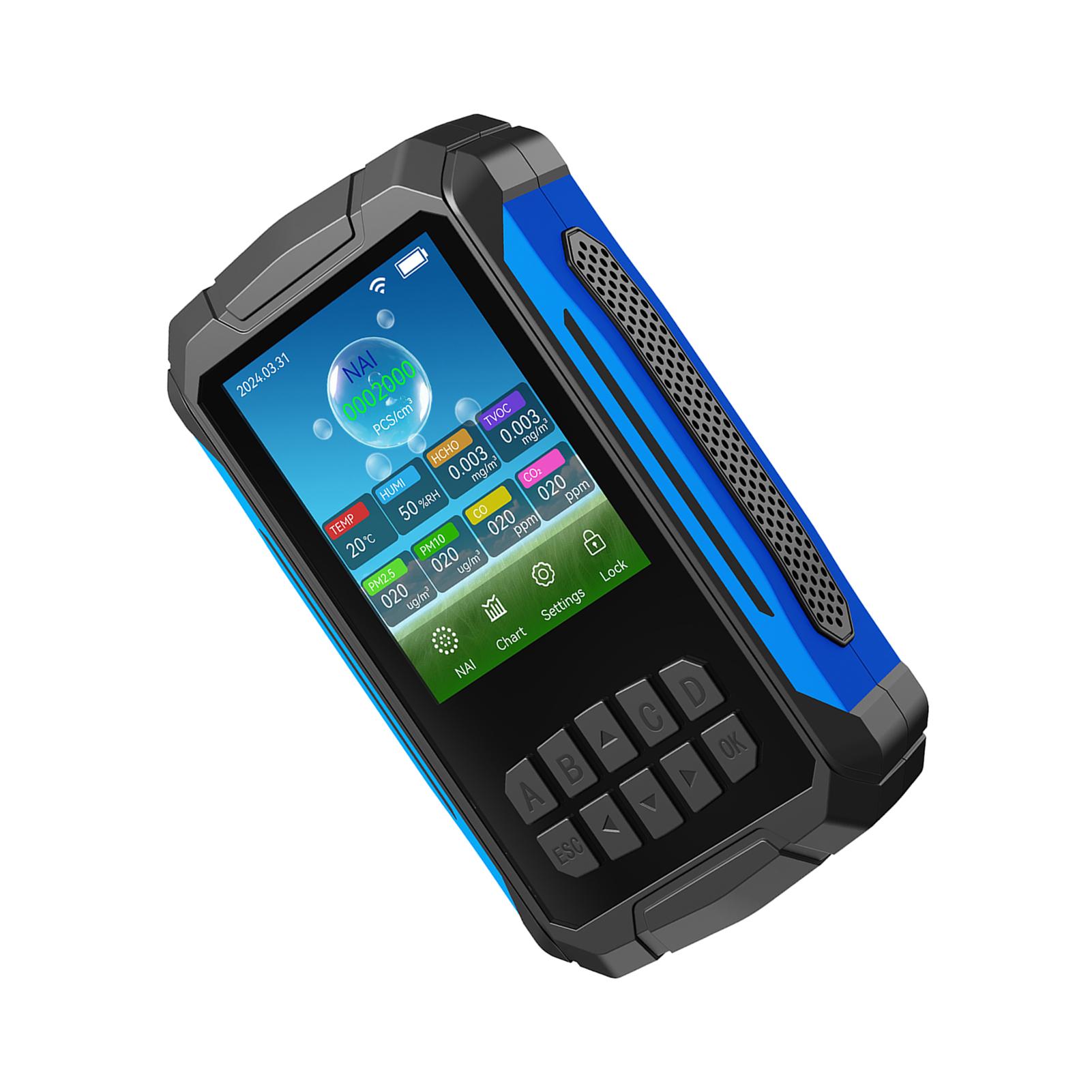 Air Quality Detector Ionizer Meter Alarm Function Portable Air Tester with Negative Ion Concentration/Temperature/Humidity
Air Quality Detector Ionizer Meter Alarm Function Portable Air Tester with Negative Ion Concentration/Temperature/Humidity