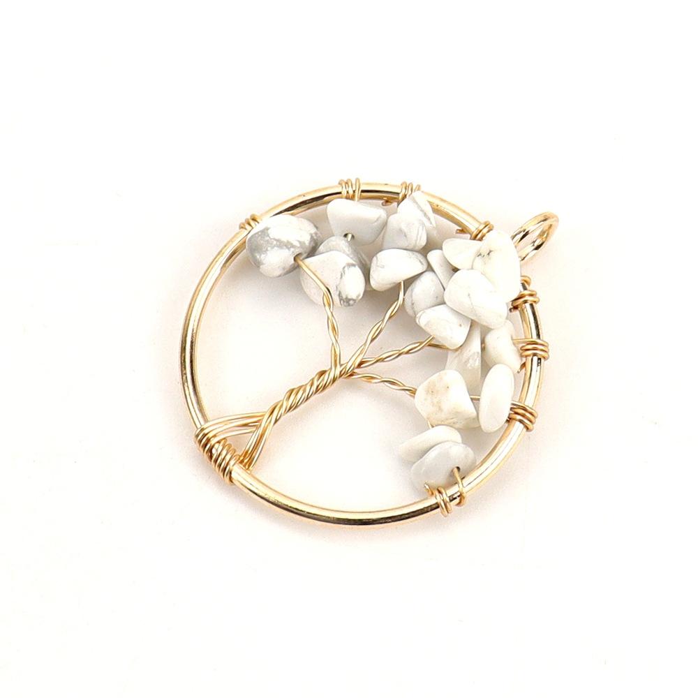 30Mm Tree Of Life Natural Crystal Agate Colorful Tree, Fortune Tree Necklace Gravel Winding Silk Pendant Ornament N162
30Mm Tree Of Life Natural Crystal Agate Colorful Tree, Fortune Tree Necklace Gravel Winding Silk Pendant Ornament N162