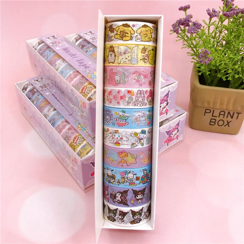 10Pcs 15Mm*2M Cute Cartoon Washi Tape Masking Tape Kawaii Decorative Adhesive Tape Sticker Scrapbooking Diary Stationery
10Pcs 15Mm*2M Cute Cartoon Washi Tape Masking Tape Kawaii Decorative Adhesive Tape Sticker Scrapbooking Diary Stationery