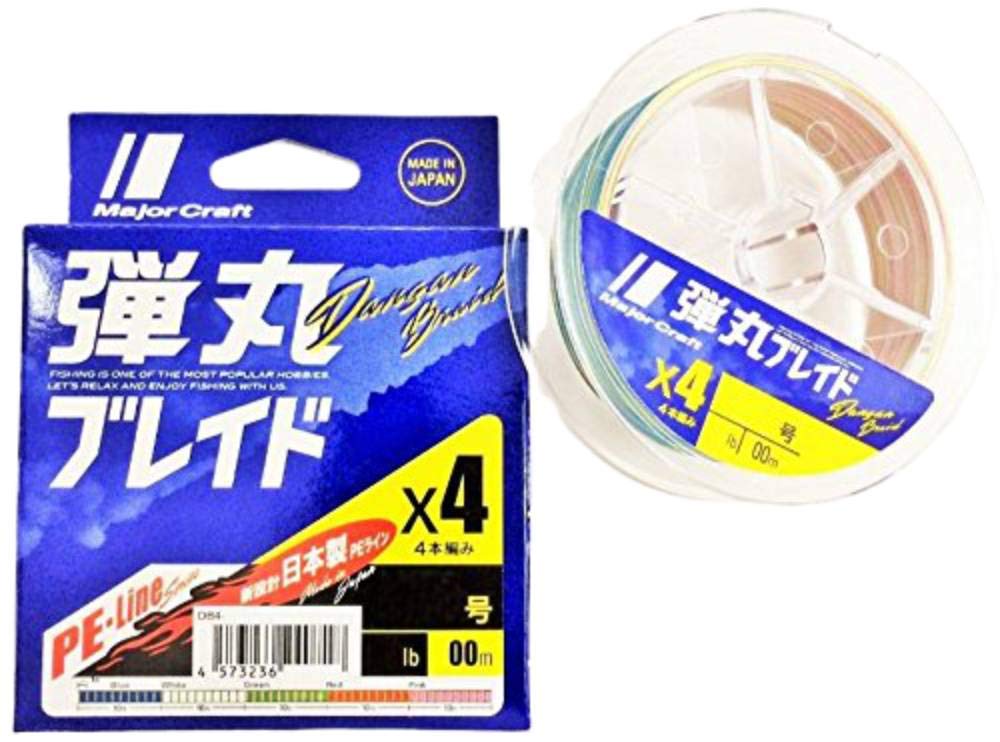 Major Craft PE Bullet Line, Braid, 4-Strand, Multicolor, DB4-300/2.5MC, 300m/2.5cm
Major Craft PE Bullet Line, Braid, 4-Strand, Multicolor, DB4-300/2.5MC, 300m/2.5cm