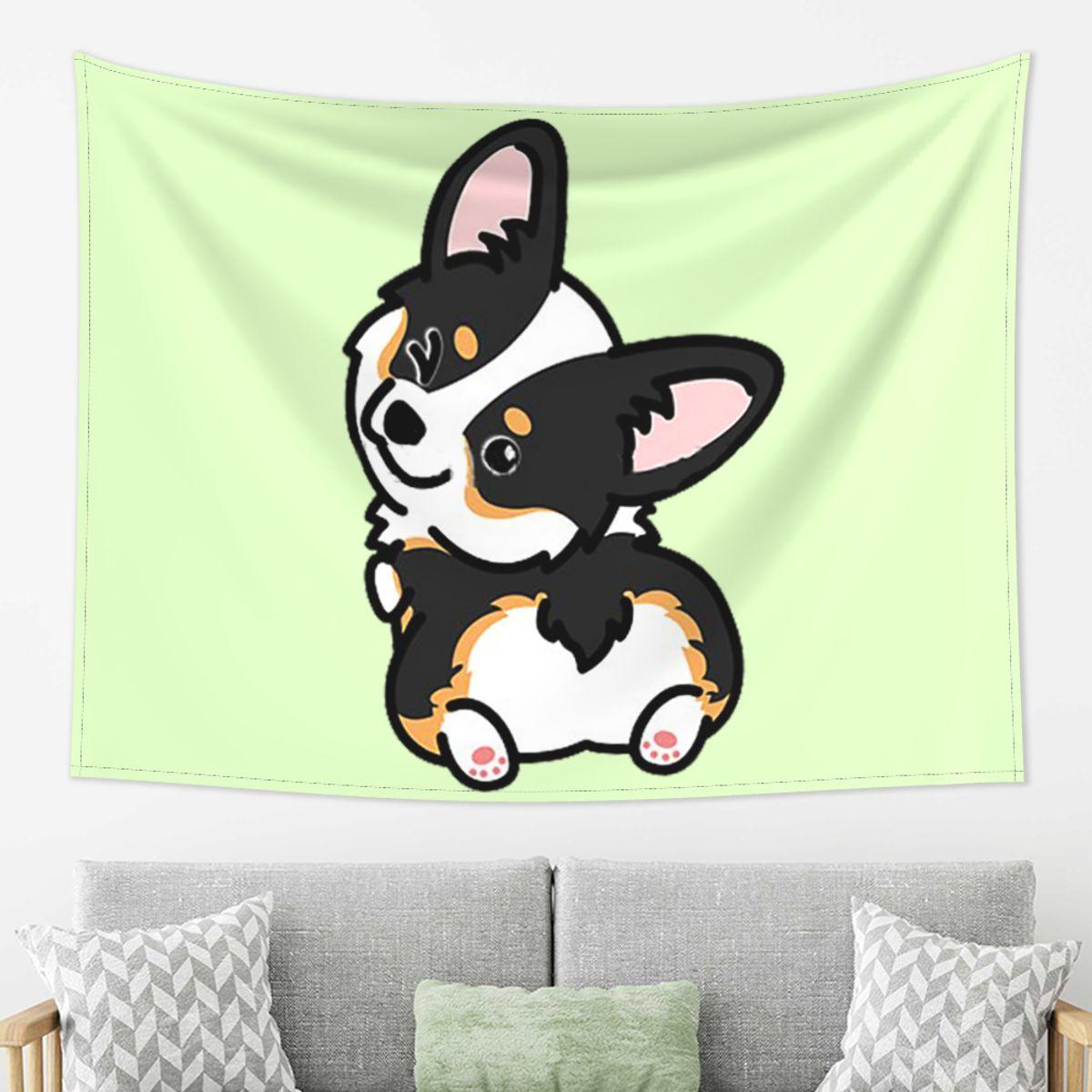 Black Tricolor Corgi Tapestry Decor Art Aesthetic Tapestries for Living Room Bedroom Home Wall Cloth Wall Hanging 74x94cm(29x37in)
Black Tricolor Corgi Tapestry Decor Art Aesthetic Tapestries for Living Room Bedroom Home Wall Cloth Wall Hanging 74x94cm(29x37in)
