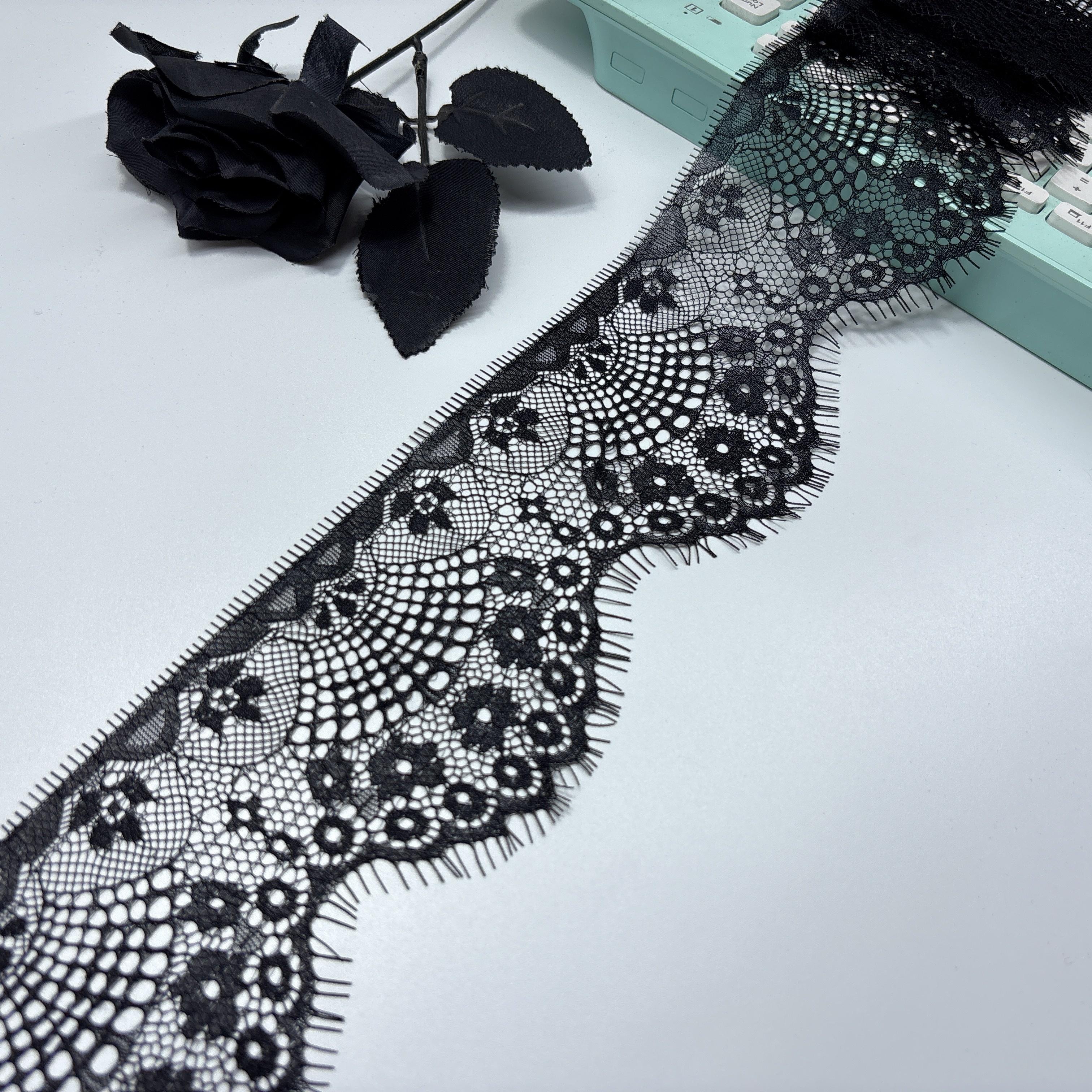 (2 Размеры) 3 м Французское кружево Шантильи, Неэластичное фестончатое кружево с ресничками для свадьбы, бюстгальтера, нижнего белья, одежды, платья, рукоделия 3 meters x 9 cm чёрный
(2 Размеры) 3 м Французское кружево Шантильи, Неэластичное фестончатое кружево с ресничками для свадьбы, бюстгальтера, нижнего белья, одежды, платья, рукоделия 3 meters x 9 cm чёрный