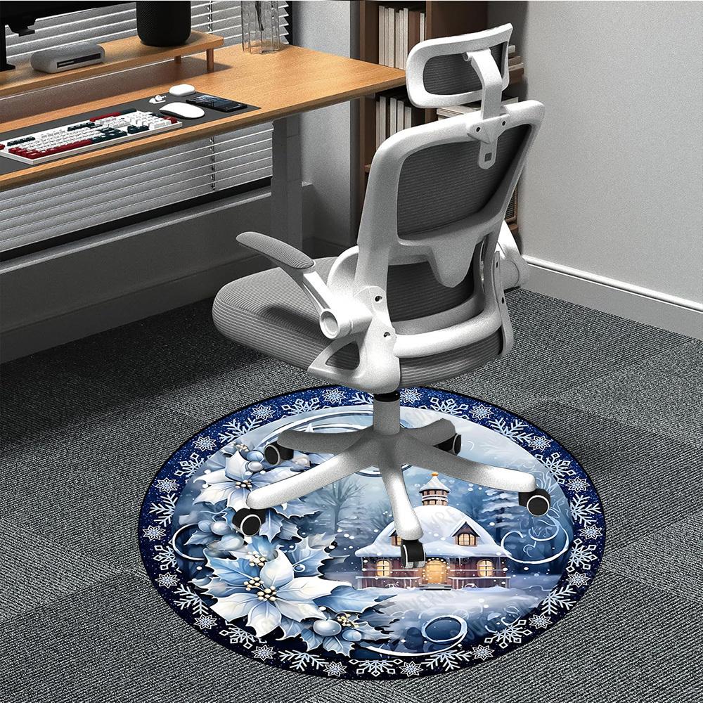 1pc Winter Scene Chair Carpet for Office Non-Slip, Lightweight, Machine Washable Rug for Office, Room - Holiday Decoryy251016025 80cm by 80cm
1pc Winter Scene Chair Carpet for Office Non-Slip, Lightweight, Machine Washable Rug for Office, Room - Holiday Decoryy251016025 80cm by 80cm