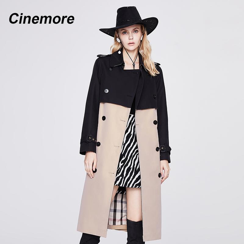 Cinemore NEW 2021 Женская ветровка Двубортная длинная траншея с поясом Черная строчка Винтаж Свободное пальто женское 92298
Cinemore NEW 2021 Женская ветровка Двубортная длинная траншея с поясом Черная строчка Винтаж Свободное пальто женское 92298