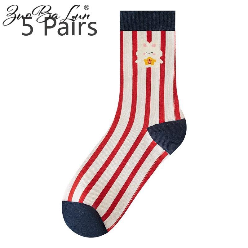 5 пар женских носков средней длины из чистого хлопка, красного цвета для Нового года 5 Pairs
5 пар женских носков средней длины из чистого хлопка, красного цвета для Нового года 5 Pairs