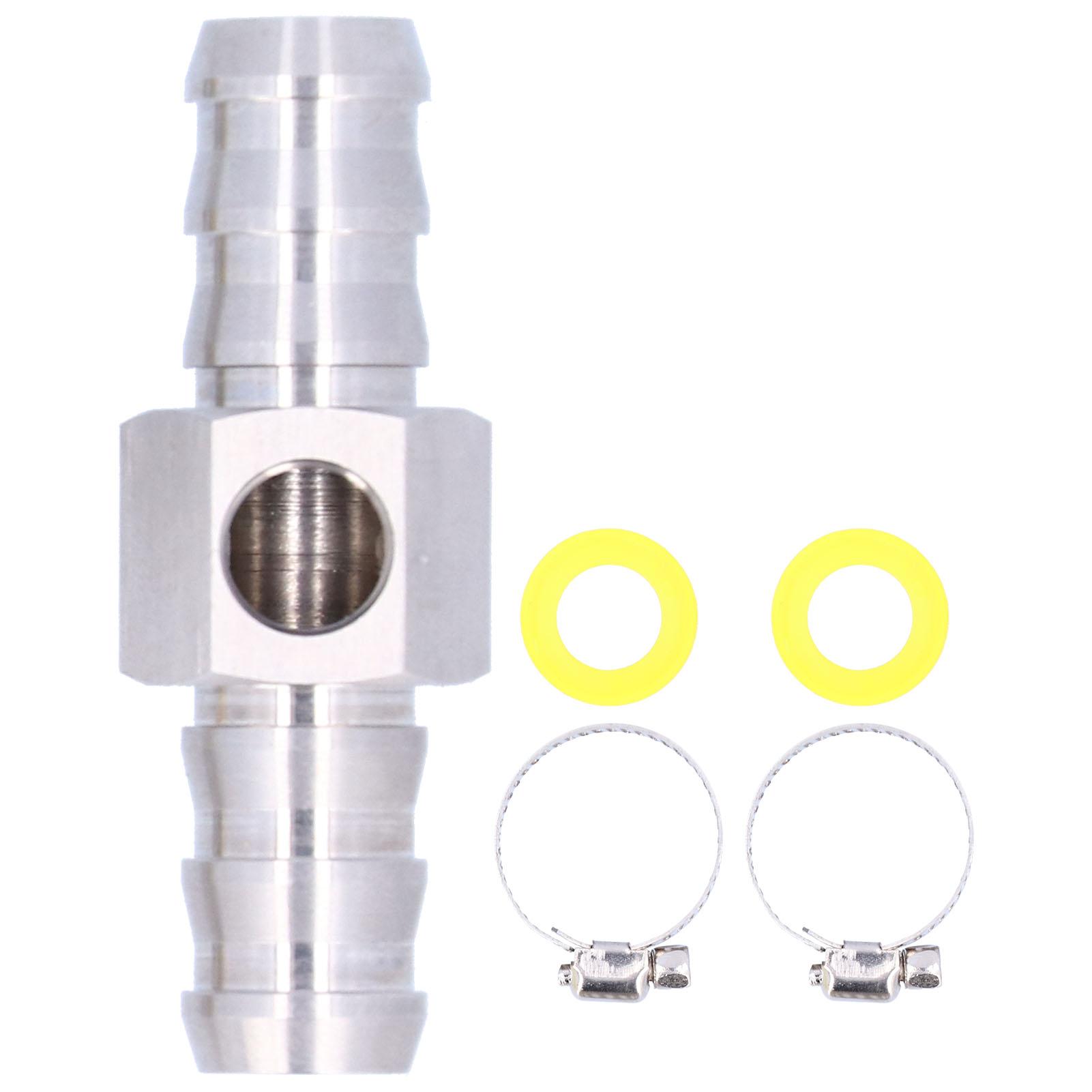 12in Fuel Line TFitting 1827 NPT Port Fuel Pressure Gauge Sensor Adapter Stainless Steel
12in Fuel Line TFitting 1827 NPT Port Fuel Pressure Gauge Sensor Adapter Stainless Steel