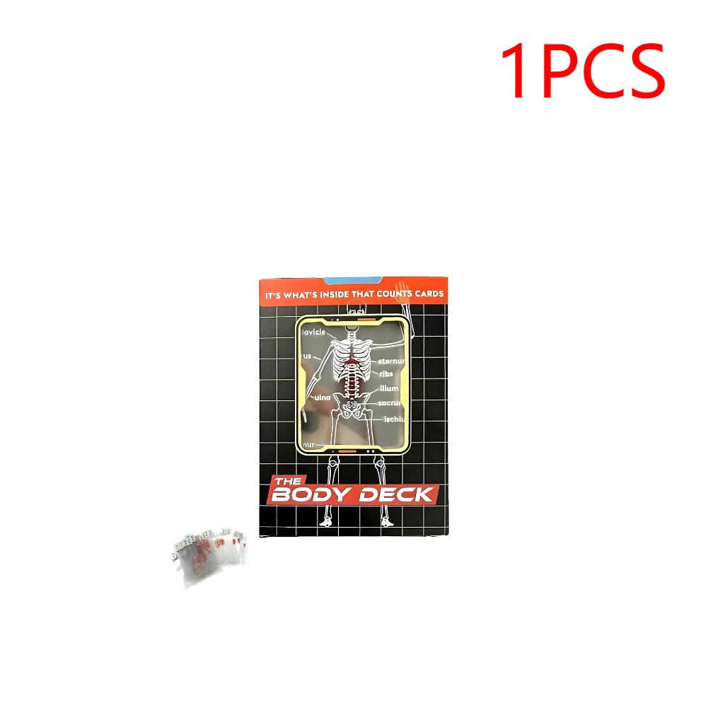 1-5SET Body Deck Playing Cards 3D Interesting Human Anatomy Playing Cards Playing Cards Game Entertainment Party
1-5SET Body Deck Playing Cards 3D Interesting Human Anatomy Playing Cards Playing Cards Game Entertainment Party