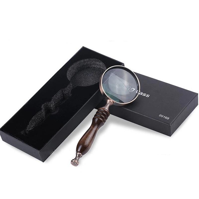 Handheld Magnifier Antique Handle Magnifier 10X Reading Magnifying Glass Loupe Magnifier For Science Seniors Reading Inspection чорний
Handheld Magnifier Antique Handle Magnifier 10X Reading Magnifying Glass Loupe Magnifier For Science Seniors Reading Inspection чорний