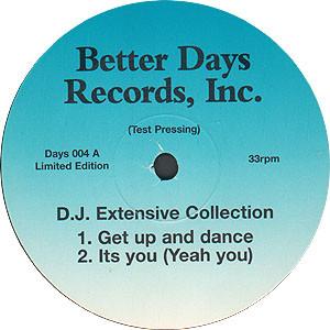 12inch Record D.J. EXTENSIVE COLLECTION - Get Up And Dance DAYS004 Better Days Rec 1999 UK Dance & Electronica Used
12inch Record D.J. EXTENSIVE COLLECTION - Get Up And Dance DAYS004 Better Days Rec 1999 UK Dance & Electronica Used