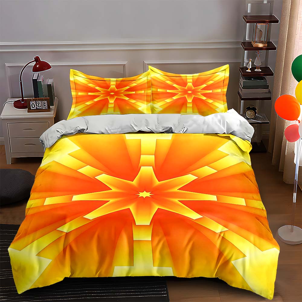 Bright, geometric, radiant. Bedding Duvet cover sets Duvet covers Pillowcases gifts (1 * Duvet Cover 2 * Pillowcases, without duvet insert) 135x200cm
Bright, geometric, radiant. Bedding Duvet cover sets Duvet covers Pillowcases gifts (1 * Duvet Cover 2 * Pillowcases, without duvet insert) 135x200cm