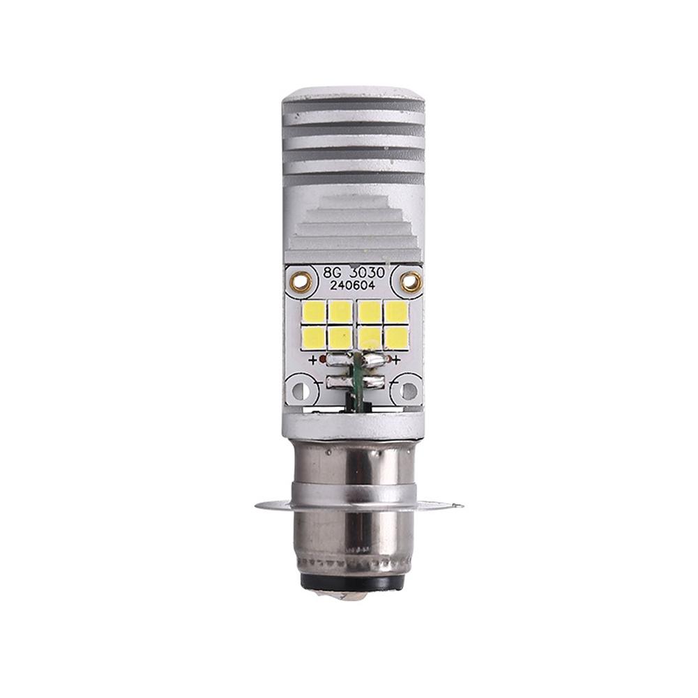 Фара для мотоцикла P15D 12-80 В 8 светодиодов, суперяркая лампа, двигатель, DRL, фары для электромобиля, скутера, мотоцикла