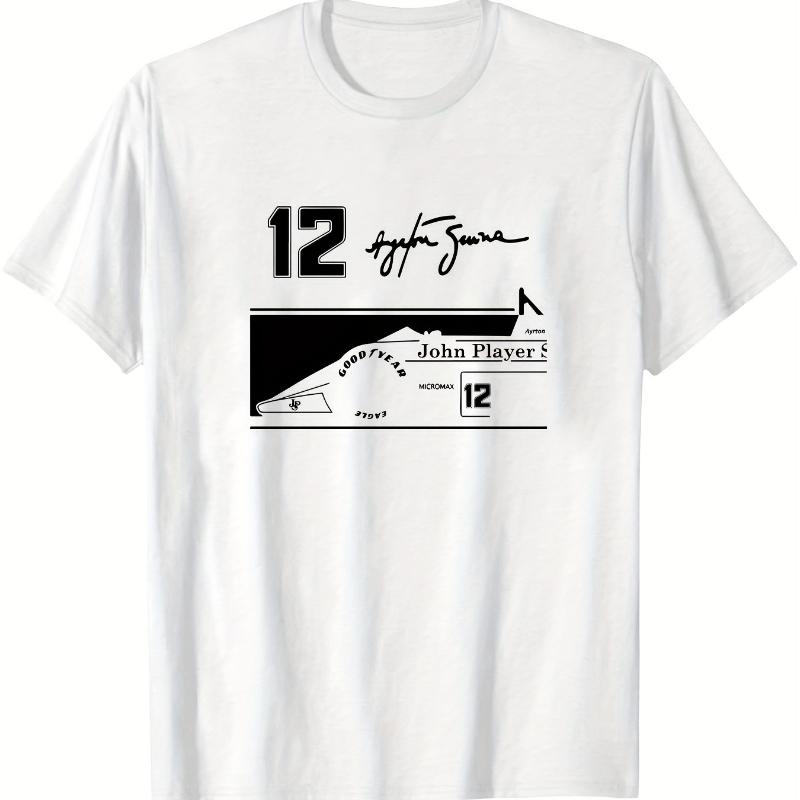 Ayrton Senna 12 Formula 1 Print T-Shirt Breathable Cool, Comfortable Wear,Daily Casua XXL белый
Ayrton Senna 12 Formula 1 Print T-Shirt Breathable Cool, Comfortable Wear,Daily Casua XXL белый