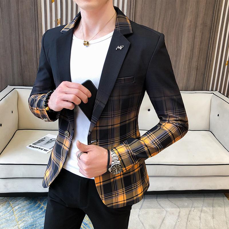 Korean Slim Fit Gradient Plaid Men s Suit Jacket - Red, Autumn 2026 Edition 3XL жовтий
Korean Slim Fit Gradient Plaid Men s Suit Jacket - Red, Autumn 2026 Edition 3XL жовтий