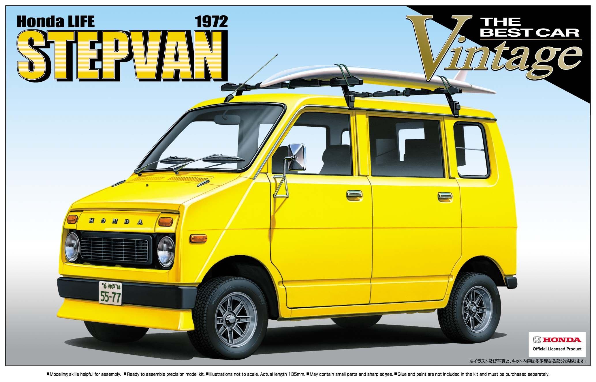 Aoshima Bunka Kyozaisha The Best Car Vintage Series Honda Step Van Пластиковая модель 1/20 № 54
Aoshima Bunka Kyozaisha The Best Car Vintage Series Honda Step Van Пластиковая модель 1/20 № 54