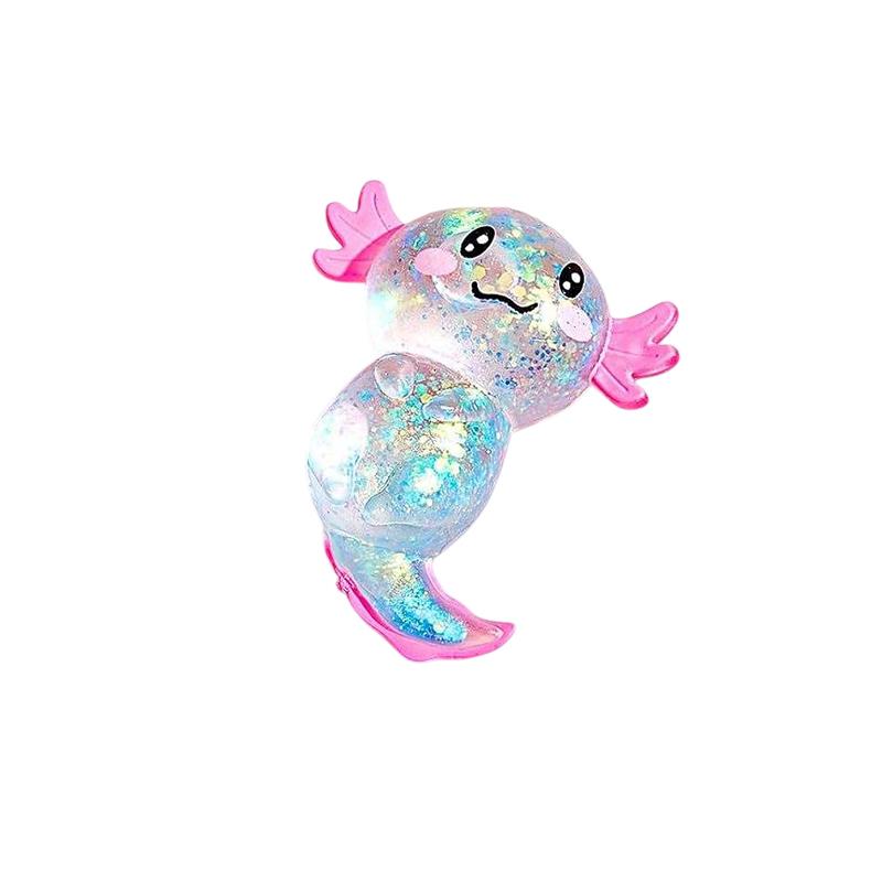 Glitter Stress Relief Decompression Axolotl Toy Cute Malt Sugar Squeeze Fidget Toy For Adults Kids Adults Birthday Party Gift синій
Glitter Stress Relief Decompression Axolotl Toy Cute Malt Sugar Squeeze Fidget Toy For Adults Kids Adults Birthday Party Gift синій