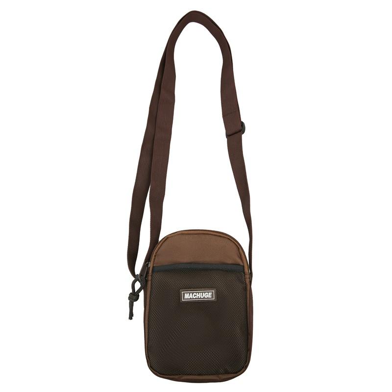 2025 новая мужская и женская повседневная трендовая универсальная мини-сумка для мобильного телефона, персонализированная модная спортивная легкая сумка-мессенджер коричневый