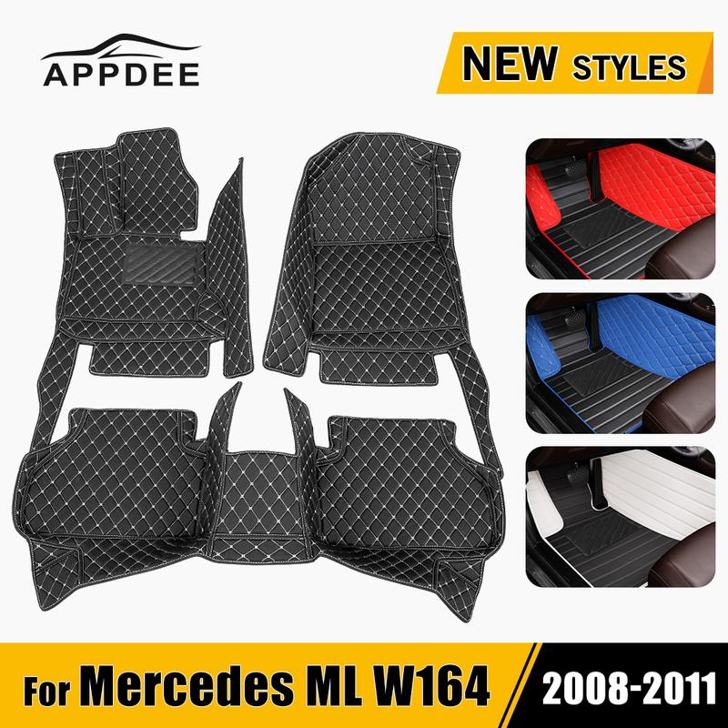 APPDEE Car floor mats for BENZ ML class W164 2008 2009 2010 2011 auto foot Pads automobile carpet cover BLACK-BLACK-Only 1pc
APPDEE Car floor mats for BENZ ML class W164 2008 2009 2010 2011 auto foot Pads automobile carpet cover BLACK-BLACK-Only 1pc